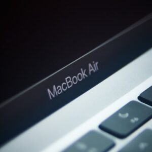 black and white lenovo laptop