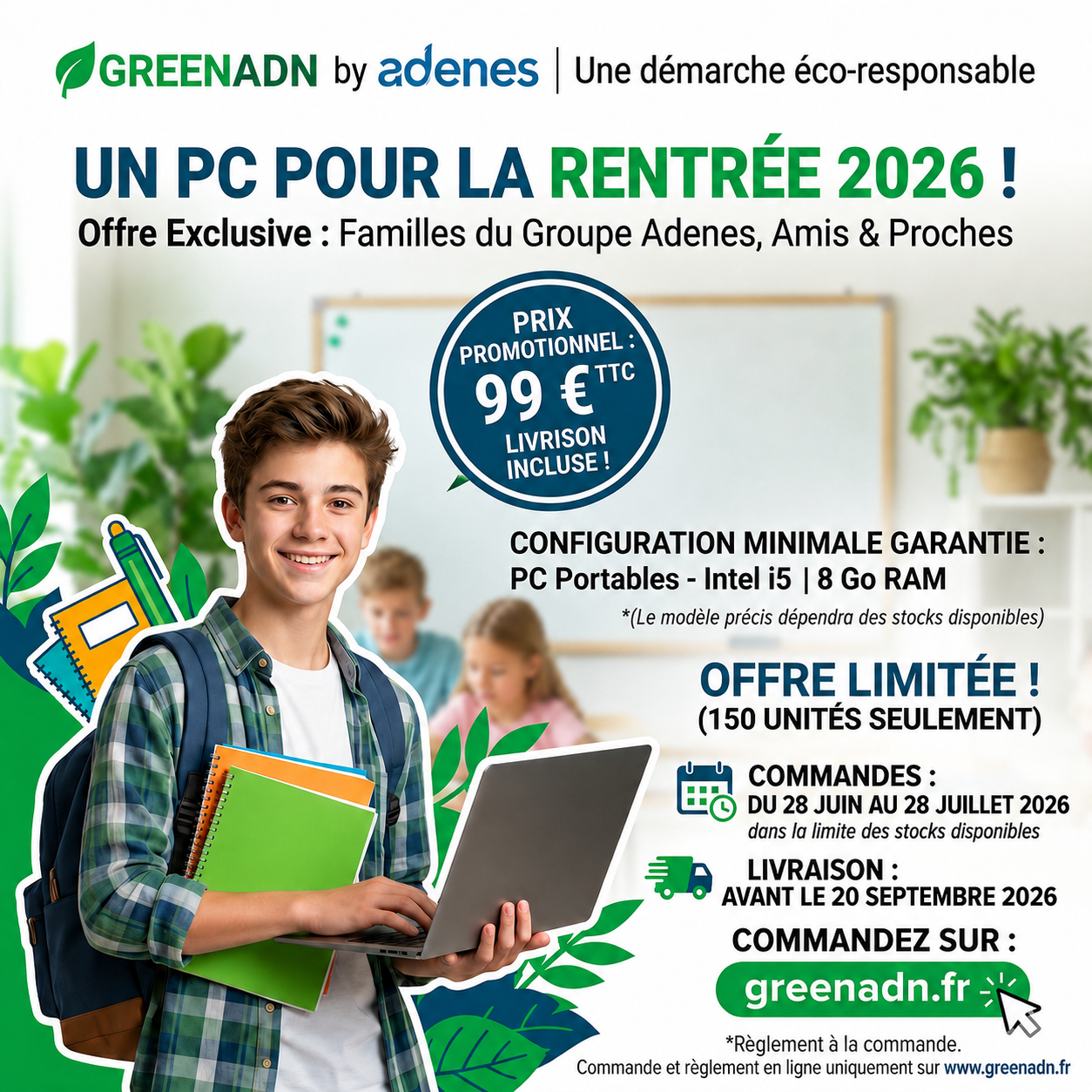 Offre spéciale PC portable étudiant